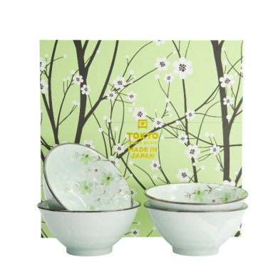 TDS, Schalen Set, 4-tlg., Green Cosmos, Ø 13x6cm 350ml, Art.-Nr. 22024