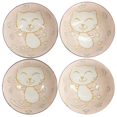 TDS, Bowls Set, 4-piece set, Kawaii Tayo Bowls, Ø 14.8 cm, Item No. 22036