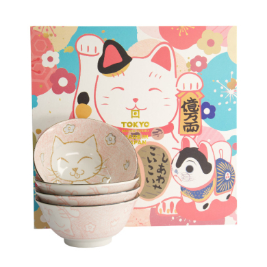 Kawaii Toya Bowls 4 Bowls Set at g-HoReCa (picture 1 of 4)