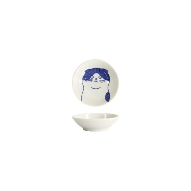 Tokyo Design Studio Soy Sauce Dish, Kawaii Cat Scottish, Ø 9 x 2.7 cm