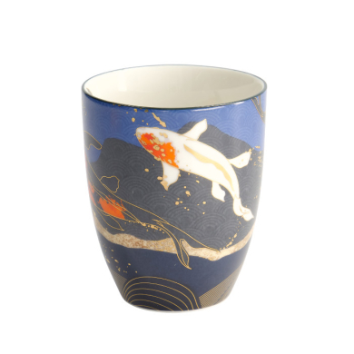 TDS, Tasse mit Geschenkbox, Kawaii Goldfish Blue, Ø 8,5x10,2cm, 380 ml, Art.-Nr. 22120