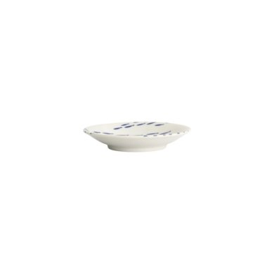 Plate Kawaii Fish Blue/White, Porcelain, Ø 13.7 × 2.4 cm, Item No. 22124