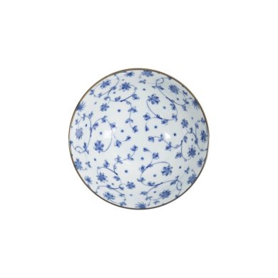 Schale Natsu Karakusa Mixed Bowl Blau/Weiß, Keramik, Ø 17,8 × 9,5 cm, Art.-Nr. 22316