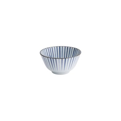Rice Bowl Natsu Tokusa Blue/White, Porcelain, Ø 12 × 6.4 cm, 350 ml, Item No. 22326