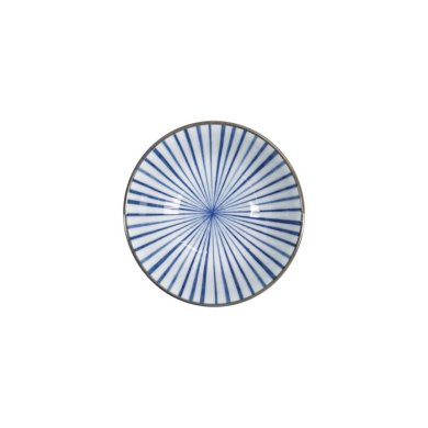 Tayo-Schale Natsu Tokusa Blau/Weiß, Porzellan, Ø 15,2 × 6,7 cm, 500 ml, Art.-Nr. 22327