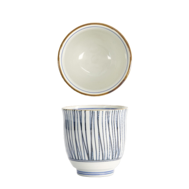 Tokyo Design Studio Tea cup, Blue/White, Ø 8x7.9cm