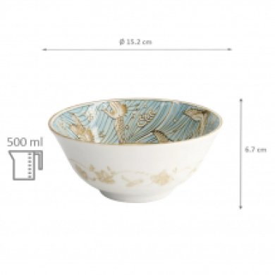 TDS, Tayo-Schale, Crane Light Blue, Ø 15,2 x 6,7 cm 500 ml, Art.-Nr. 22593