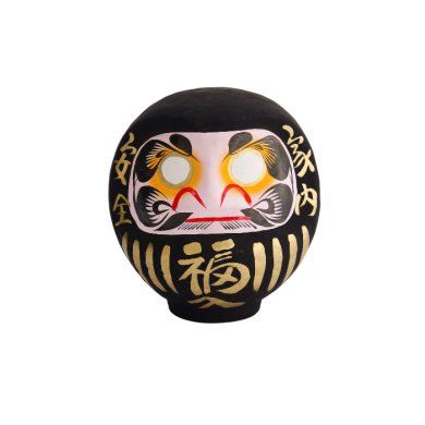TDS, Daruma, Decoration, Black, Ø 9 cm - Item No. 33037