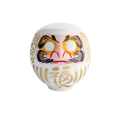 TDS, Daruma, Dekoration, Weiß, Ø 12 cm - Art Nr: 33044