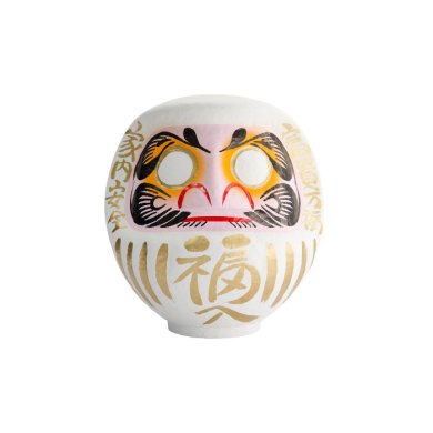 TDS, Daruma, Dekoration, Weiß, Ø 12 cm - Art Nr: 33044