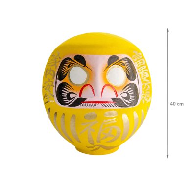 TDS, Daruma, Dekoration, Gelb, 40cm - Art Nr. 33058