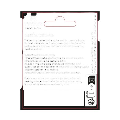 TDS, 2 Way Patch, Red Fuji, Item No. 33110
