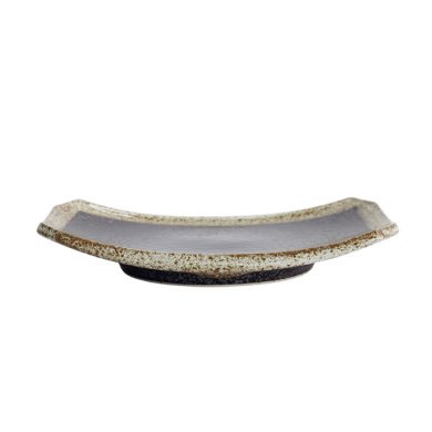 TDS, Oblong Plate, Yuteki Koshui, 21.8x14.8cm, Item No. 33185