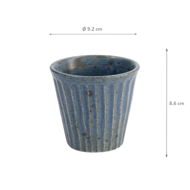 TDS, Tasse, Mino Craft Wabi Konnesu, Blau, Ø 9,2x8,6cm - Art Nr. 33306