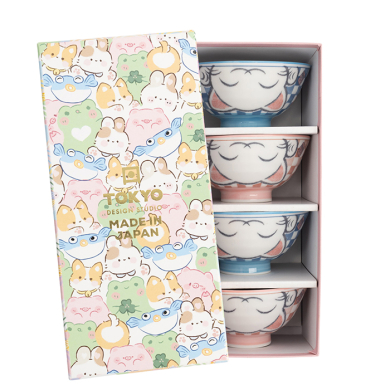 Kawaii Glückskatze 4 Becher Set bei g-HoReCa (Bild 1 von 5)