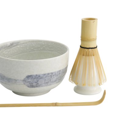 TDS, Matcha Giftset, Hayase White,  4-piece set, Ø 13x7cm, Item No. 33375