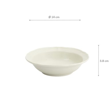 TDS, Shallow Bowl, Kawaii Cat, Ø 14x3.8cm - Item No. 33540