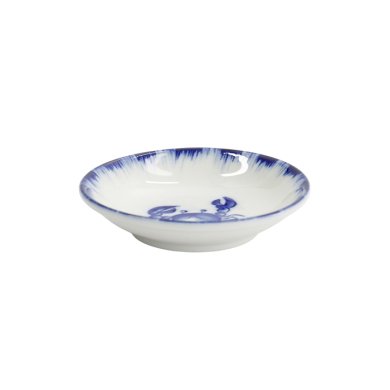 TDS, Sauce Bowl, Crab, Blue/White, Ø 9x2cm - Item No. 33558
