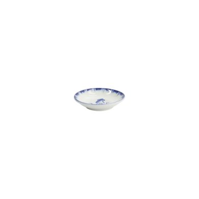 Sauce Bowl Squid Blue/White, Porcelain, Ø 9 × 2 cm, Item No. 33560