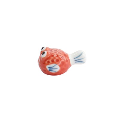 TDS, Chopstick Rest, Blowfish Red, Item No. 33564