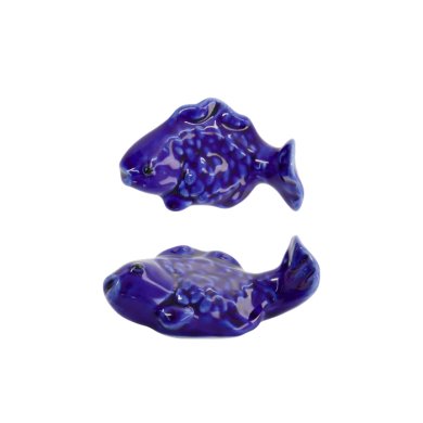 TDS, Chopstick Rest, Fish Blue, Item No. 33570