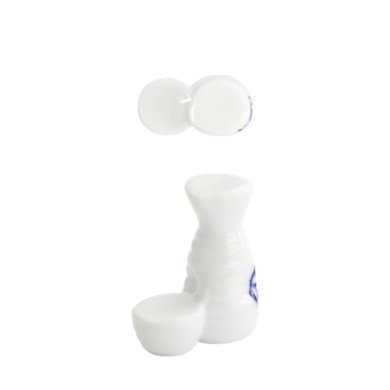 TDS, Chopstick Rest, Sake Set White, Item No. 33580