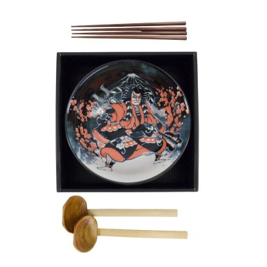 TDS, Ramen Bowl in Gift Box, Asakusa, 6-piece set, Ø 20.5x8cm 1250ml, Item No. 33608