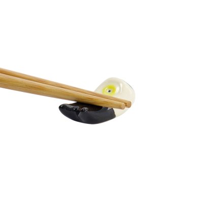 TDS, Kawaii Chopsticks Rest, Koinobori Black, 3.6x1.8x1.5cm, Item No. 33650