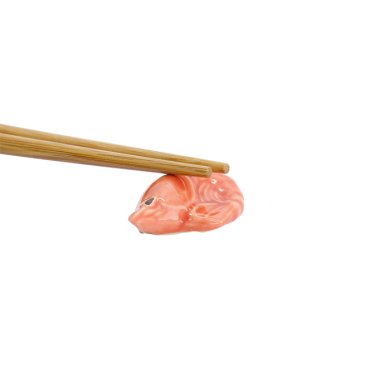 TDS, Kawaii Chopstick Rest, Shrimp, 4.7x2.7x1.3cm, Item No. 33657