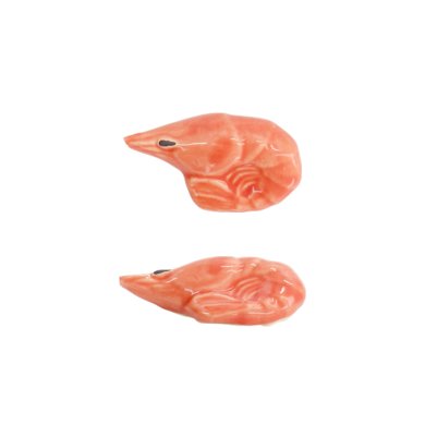TDS, Kawaii Chopstick Rest, Shrimp, 4.7x2.7x1.3cm, Item No. 33657