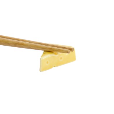 TDS, Kawaii Chopstick Rest, Cheese, 4x2.8x1.3cm, Item No. 33659