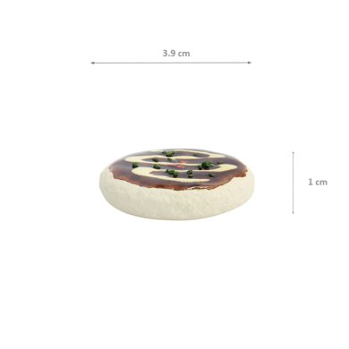 TDS, Kawaii Chopstick Rest, Okonomiyaki, 3.9x1cm, Item No. 33662
