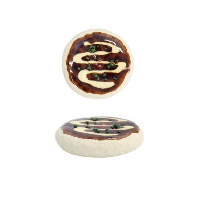 TDS, Kawaii Chopstick Rest, Okonomiyaki, 3.9x1cm, Item No. 33662