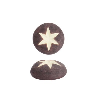 TDS, Kawaii Chopstick Rest, Shiitake Mushroom, 3.9x1.4cm, Item No. 33667