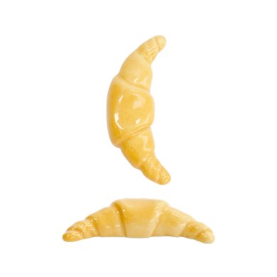 TDS, Kawaii Chopstick Rest, Croissant, 4.6x2.7x1.7cm, Item No. 33678