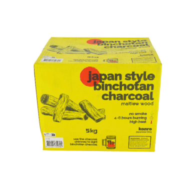 TDS, Konro Grill, Binchotan Charcoal Maitiew Wood Origin Vietnam, 5 kg, Art.-Nr.33738