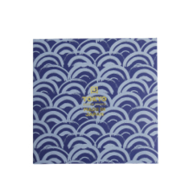 TDS, Ramen Bowl Giftset, Natsu,  6 Pcs, Blue/White, Ø 21x7.8cm 1000ml, Item No. 33781