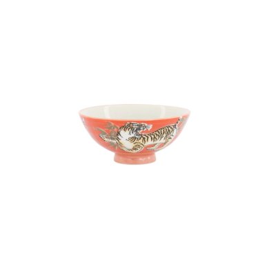 Schale Kawaii Tiger Rot, Porzellan, Ø 14,5 × 6,5 cm, 500 ml, Art.-Nr. 33830