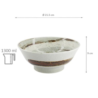 TDS, Ramen Bowl, Masamura Naruto, Ø 21.5x9cm 1300ml- Item No. 33842