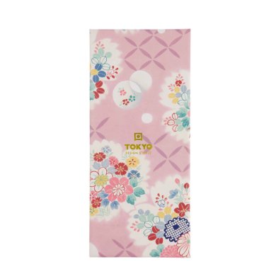 TDS, Chopstick Set, Pink Flower, with chopstick rests, 2 pair, Item No. 33921
