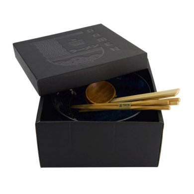 Ramenschalen-Geschenkset Cobalt Blue Sakura, Porzellan, Ø 20,5 × 8 cm, 1,2 l, Art.-Nr. 33937