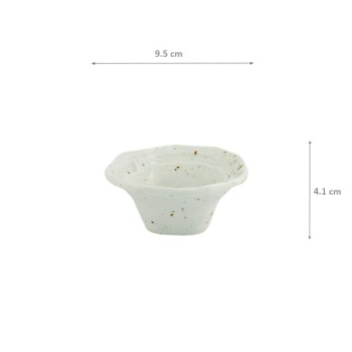 TDS, Saucenschale, Teppun Konahiki, Weiß, Ø 9,5x4,1cm- Art Nr. 33969