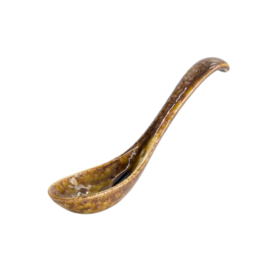 TDS, Renge Spoon, Ameyu, 17cm, Brown - Item No. 34011