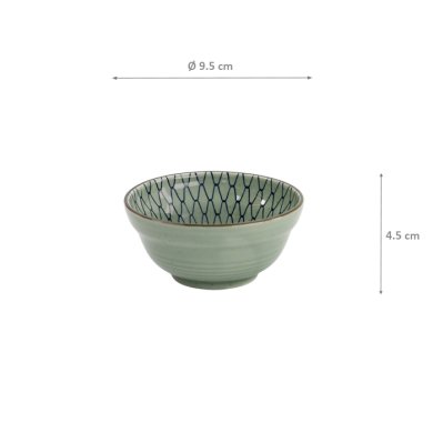 TDS, Mashiko Bowl, Mesh, Ø 9.5 x 4.5 cm - Item No. 34024