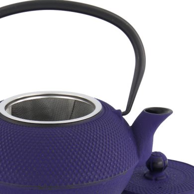 TDS, WY Teekanne aus Gusseisen, Arare, Blau, 1,2 L, Art-Nr. 34031