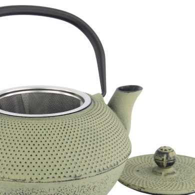 TDS, WY Teekanne aus Gusseisen, Arare, Grün/Grau, 1,2 L, Art-Nr. 34032