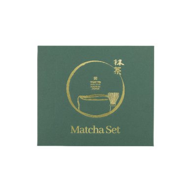 TDS, Matcha Bowl Giftset, 4-piece set, 14.5 x 6.5 cm, Unofu Brown White, Item No. 34080
