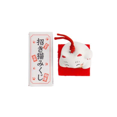 TDS, Lucky Cat, Dekoration, Weiß, 3,5cm - Art Nr. 34126
