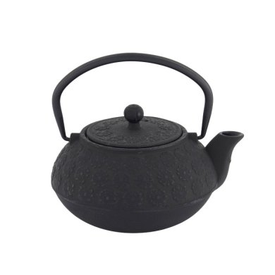 TDS, WY Teekanne aus Gusseisen, Sakura, Schwarz, 0,6 L, Art-Nr. 34144