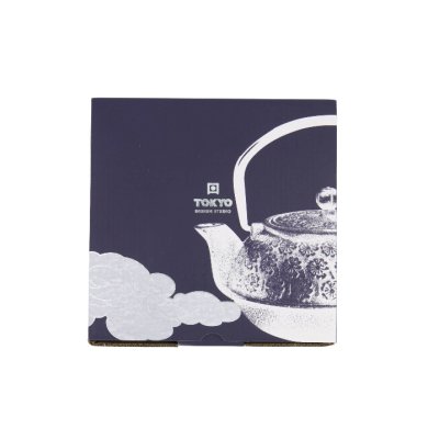 TDS, WY Teekanne aus Gusseisen, Sakura, Blau, 0,9 L, Art-Nr. 34148